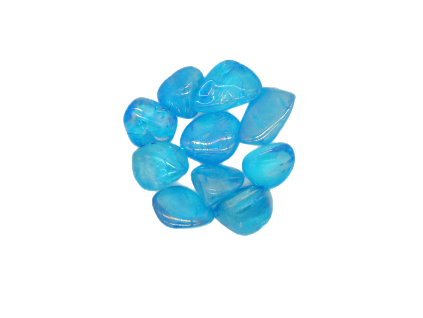 Aqua Aura Quartz, Tumbled