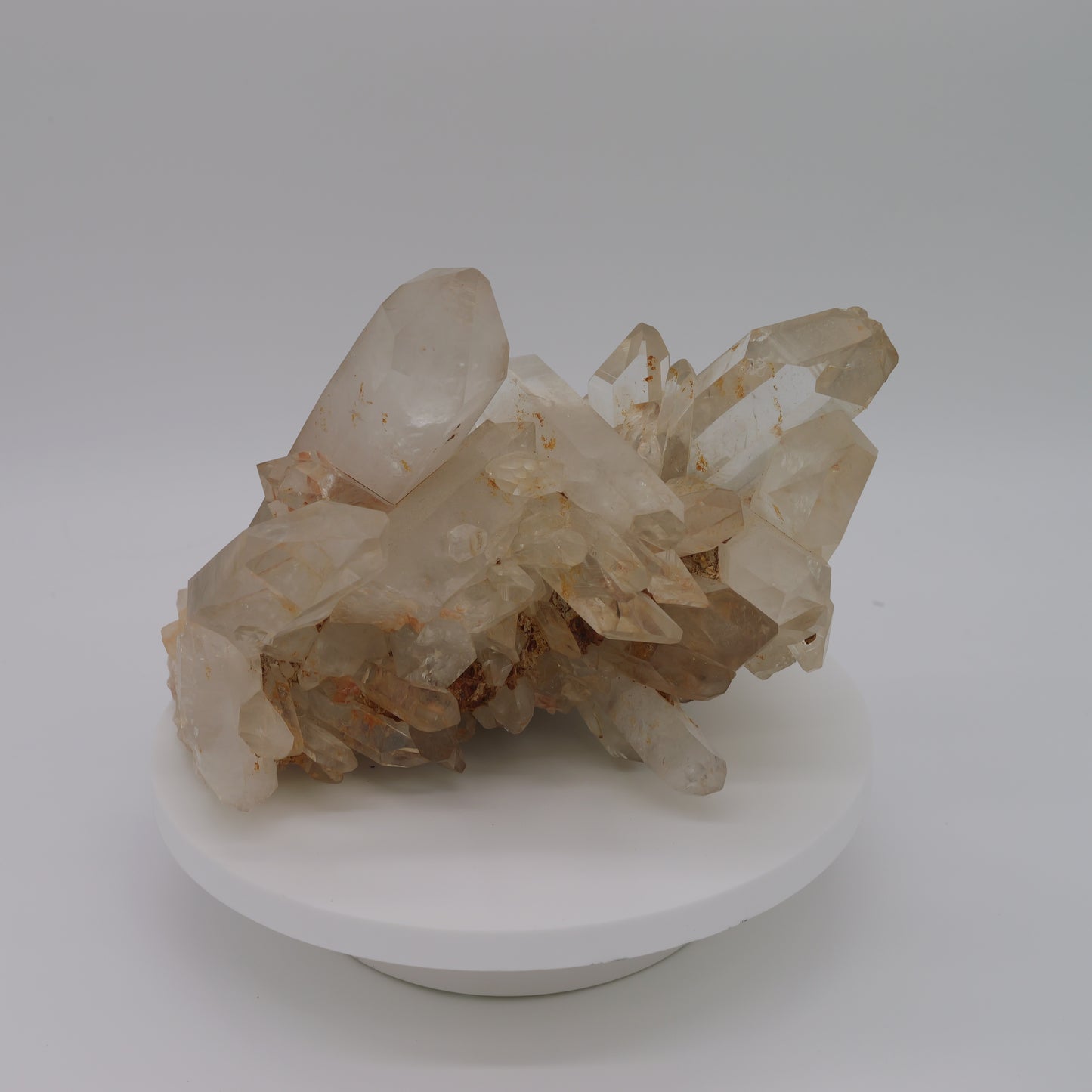 ONE OF A KIND Hand-Mined Arkansas Clear Quartz Cluster
