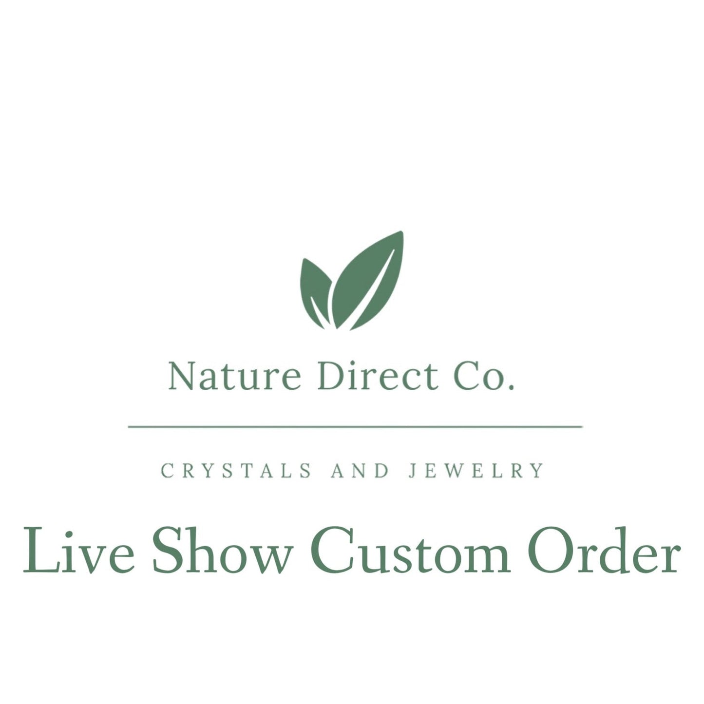 Custom Live Show Order @patriciazacarias 3/11