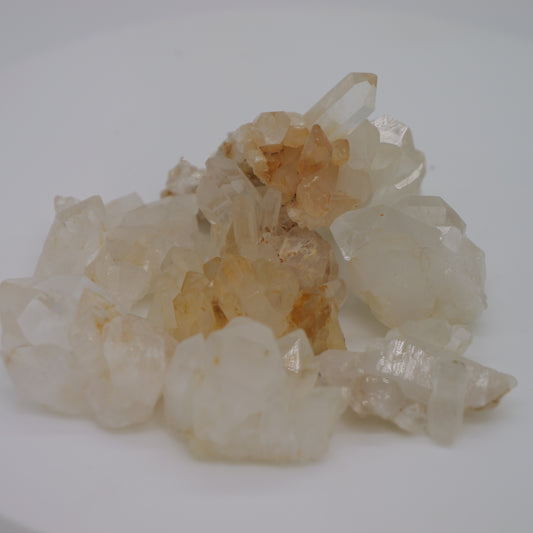 Hand-Mined Mini Clear Quartz Clusters