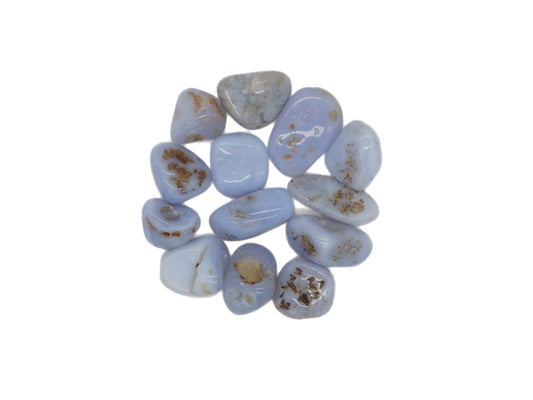 Blue Lace Agate, Tumbled