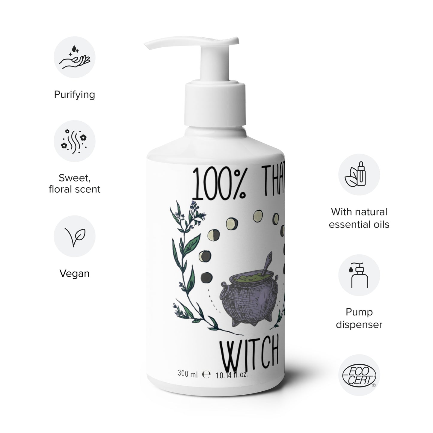 100% That Witch Floral Hand & Body Soap