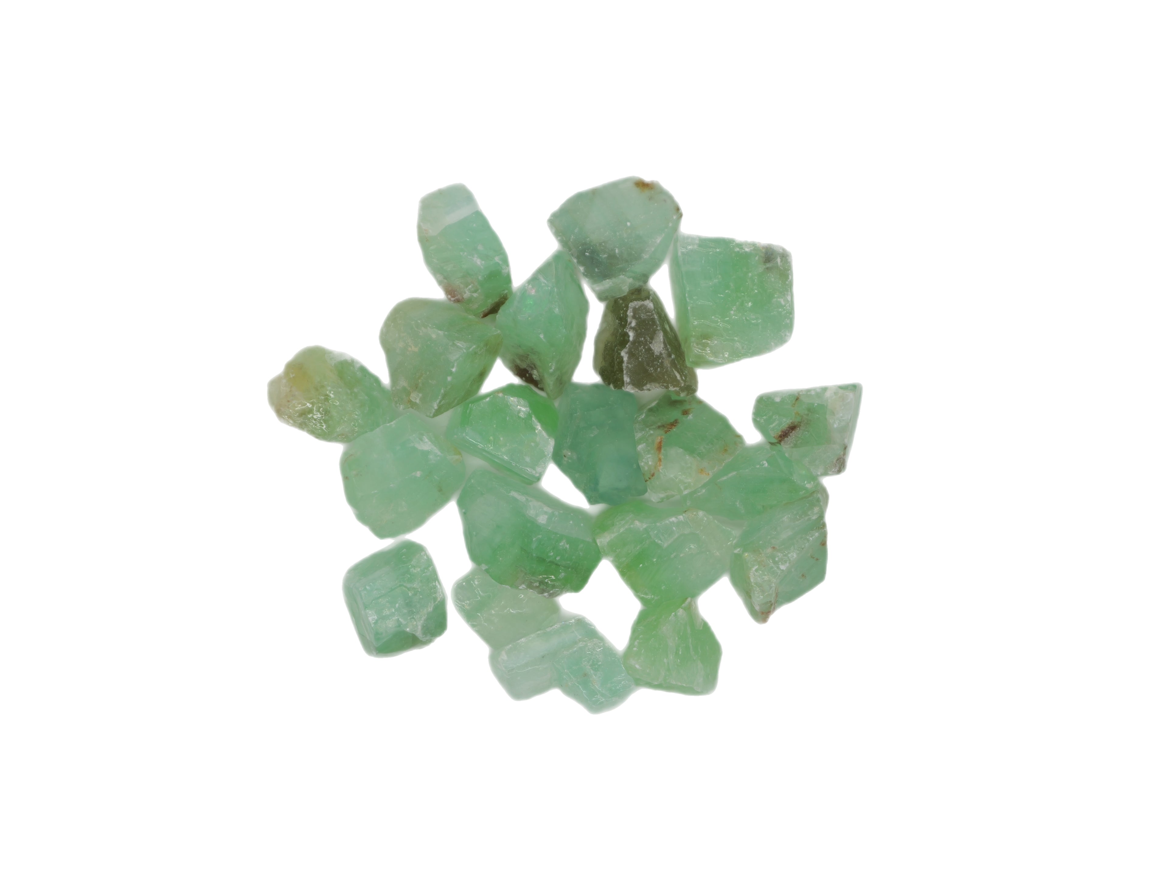 Calcita Verde, Pulida