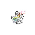 Pastel Pride Cluster Sticker