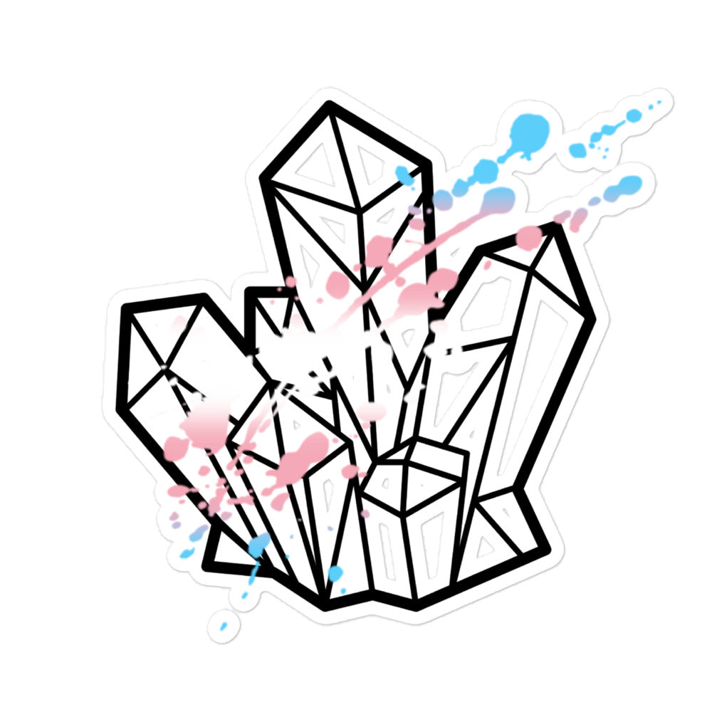 Trans Pride Cluster Sticker
