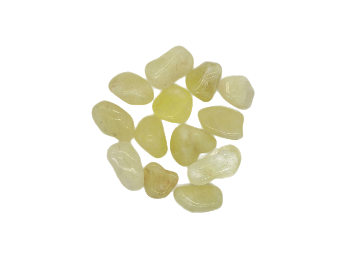 Sulfur Quartz, Tumbled