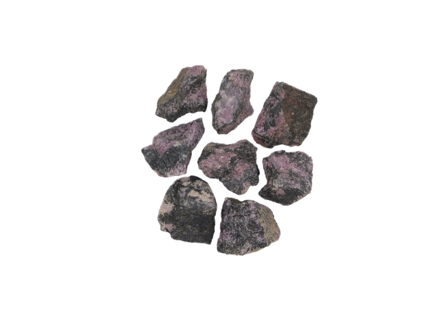 Rhodonite, Raw