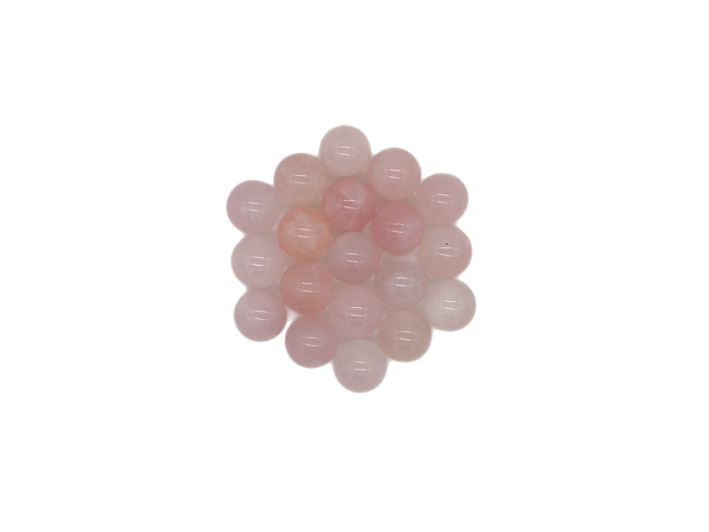 Mini Esferas de Cuarzo Rosa