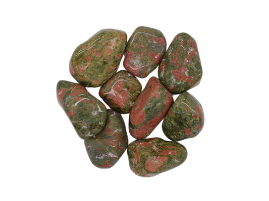 Unakite, Tumbled