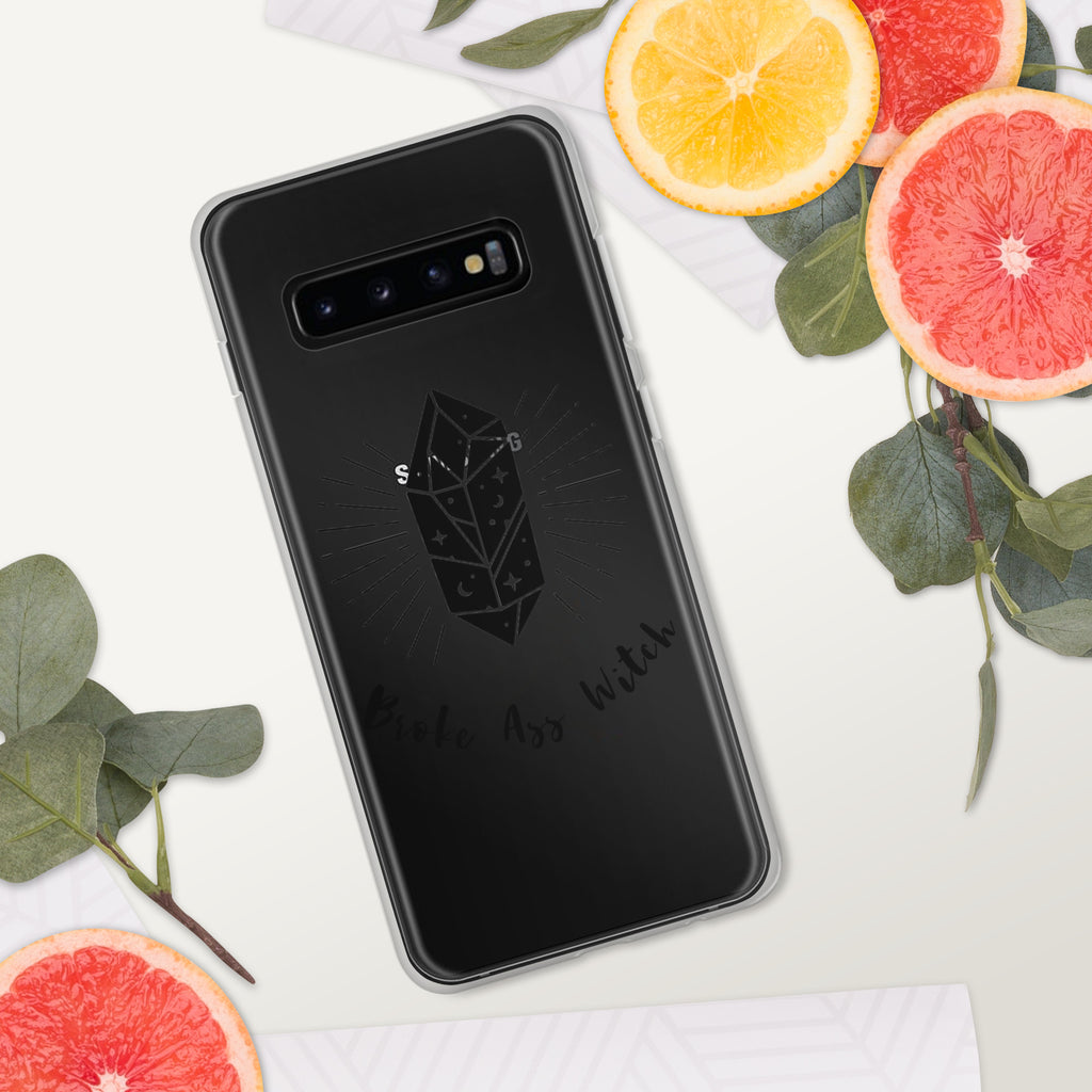 'Broke Ass Witch' Clear Case for Samsung®