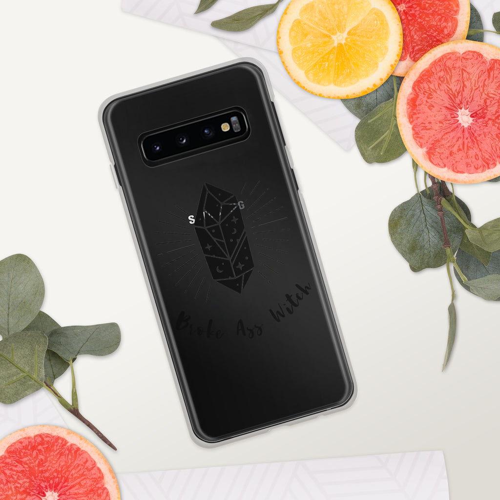 'Broke Ass Witch' Clear Case for Samsung®
