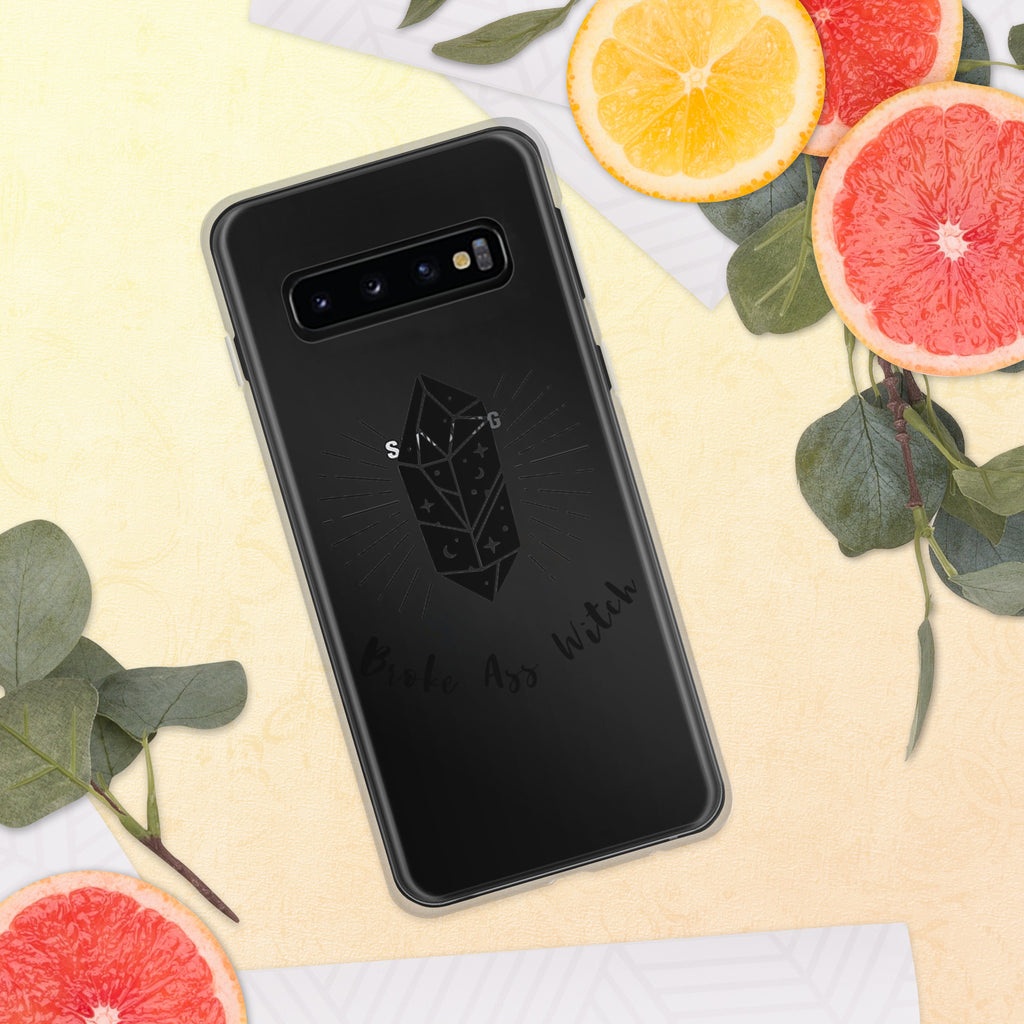 'Broke Ass Witch' Clear Case for Samsung®