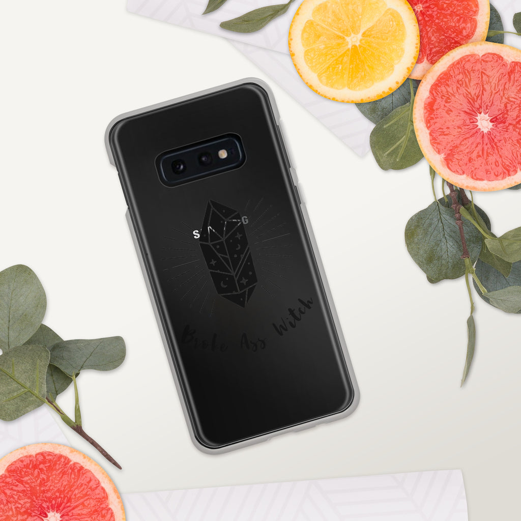 'Broke Ass Witch' Clear Case for Samsung®