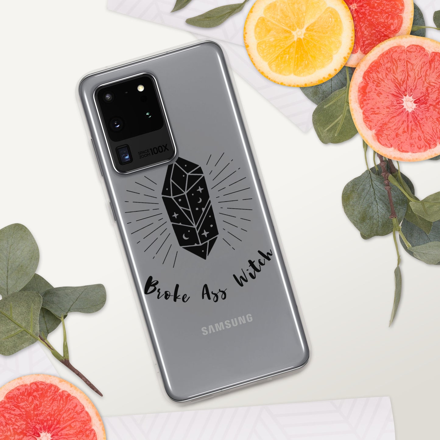 Funda transparente 'Broke Ass Witch' para Samsung®