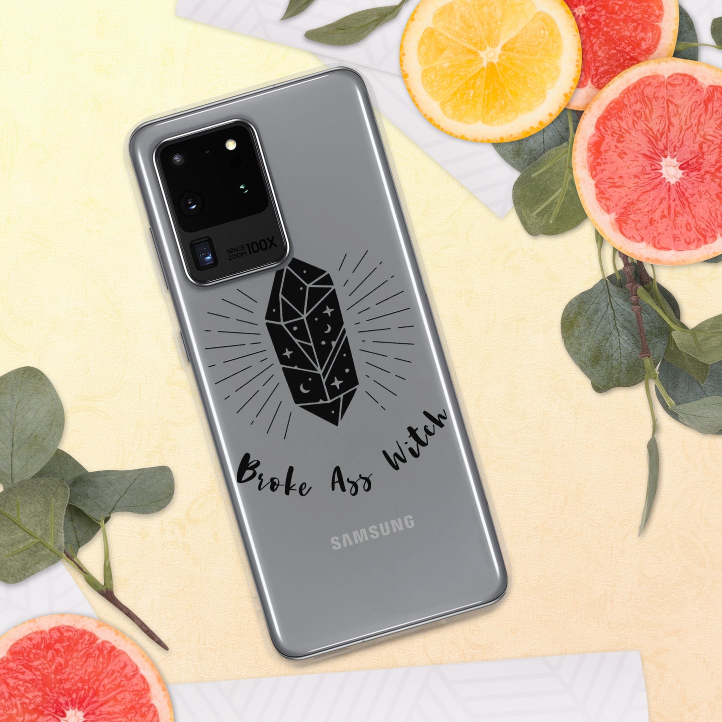 Funda transparente 'Broke Ass Witch' para Samsung®
