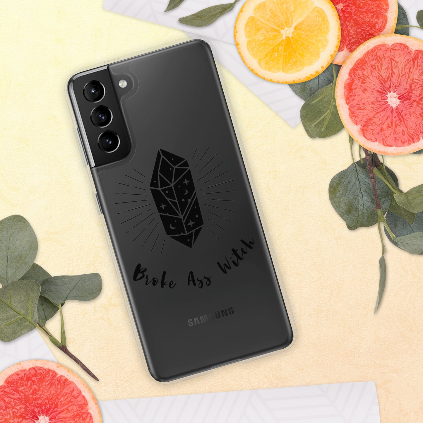 Funda transparente 'Broke Ass Witch' para Samsung®