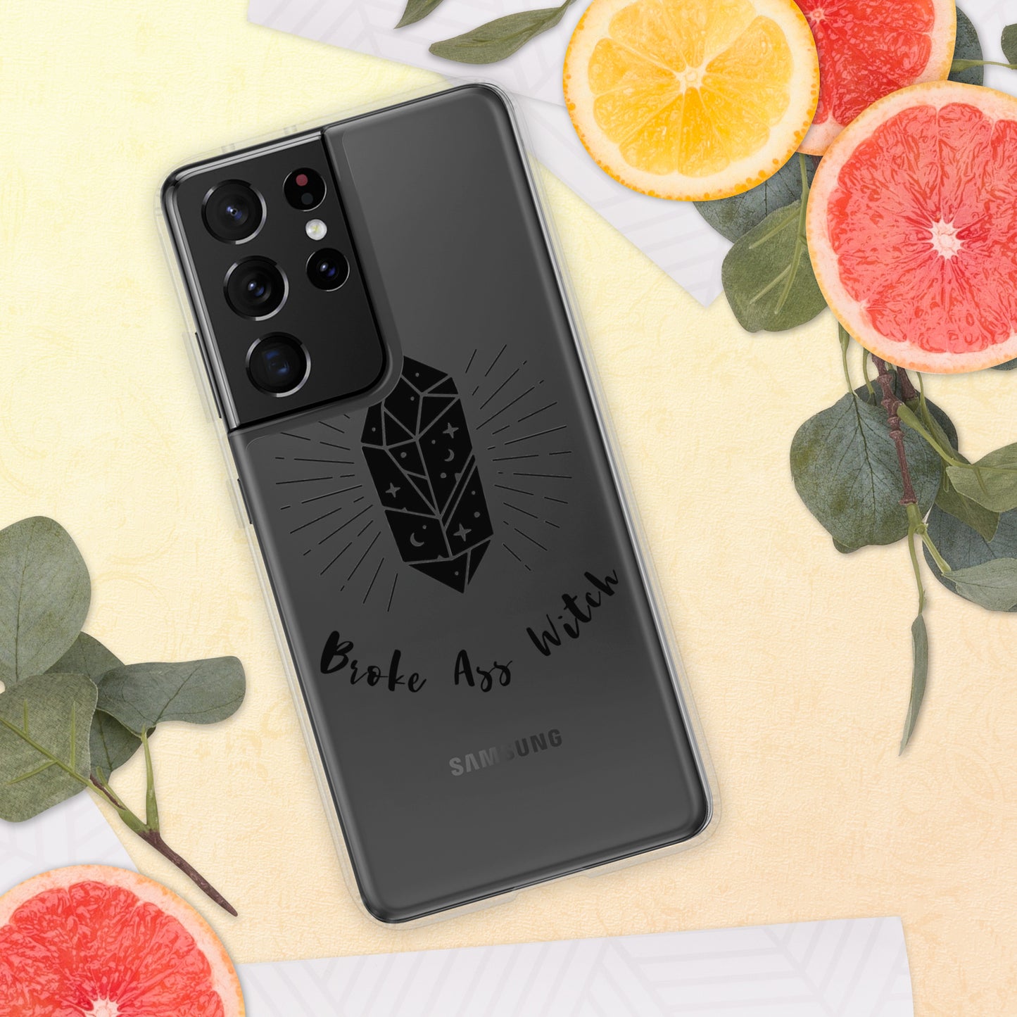 Funda transparente 'Broke Ass Witch' para Samsung®