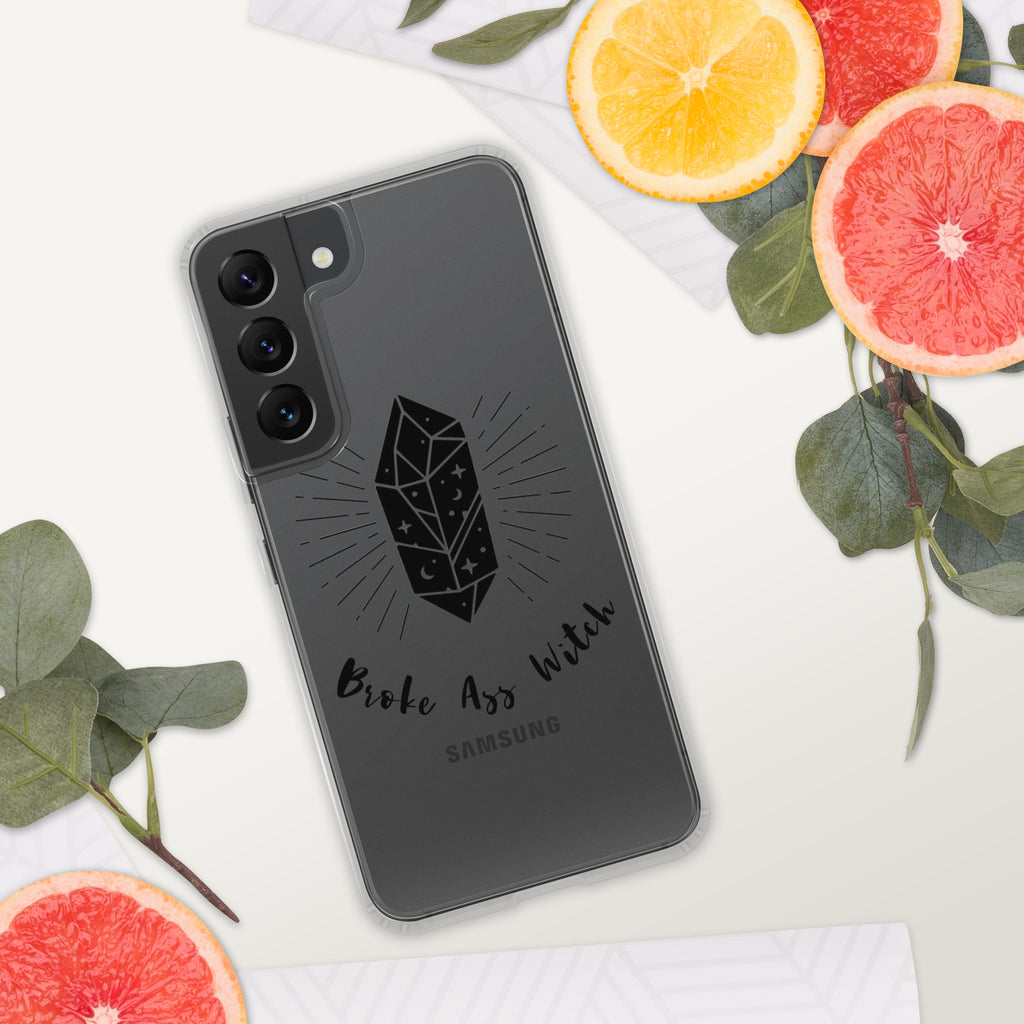 'Broke Ass Witch' Clear Case for Samsung®
