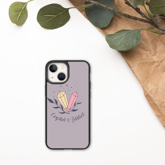 Funda biodegradable moteada 'Crystal Addict' para iPhone®