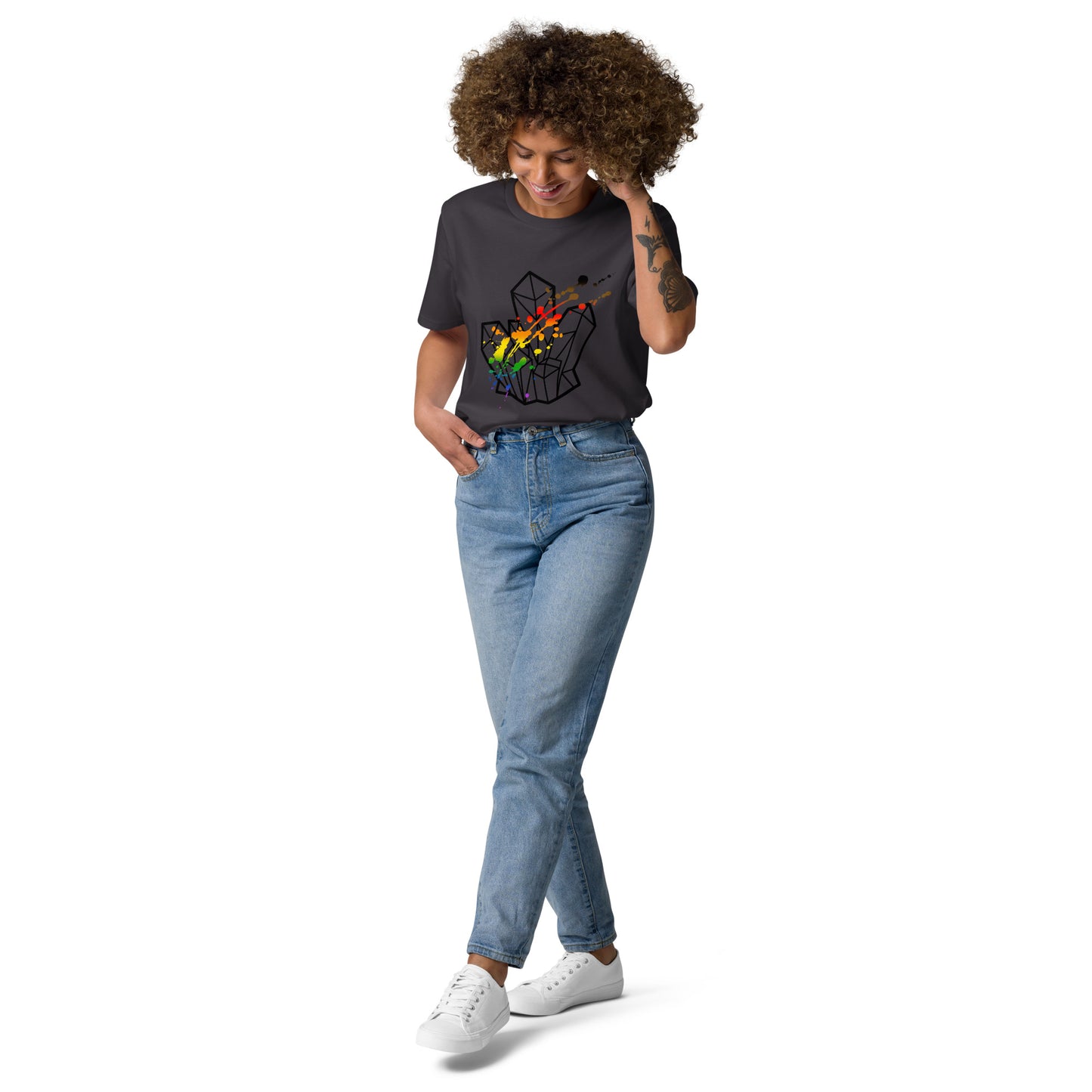 Pride Splatter Unisex Organic Cotton T-Shirt