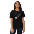 Trans Pride Splatter Unisex Organic Cotton T-Shirt