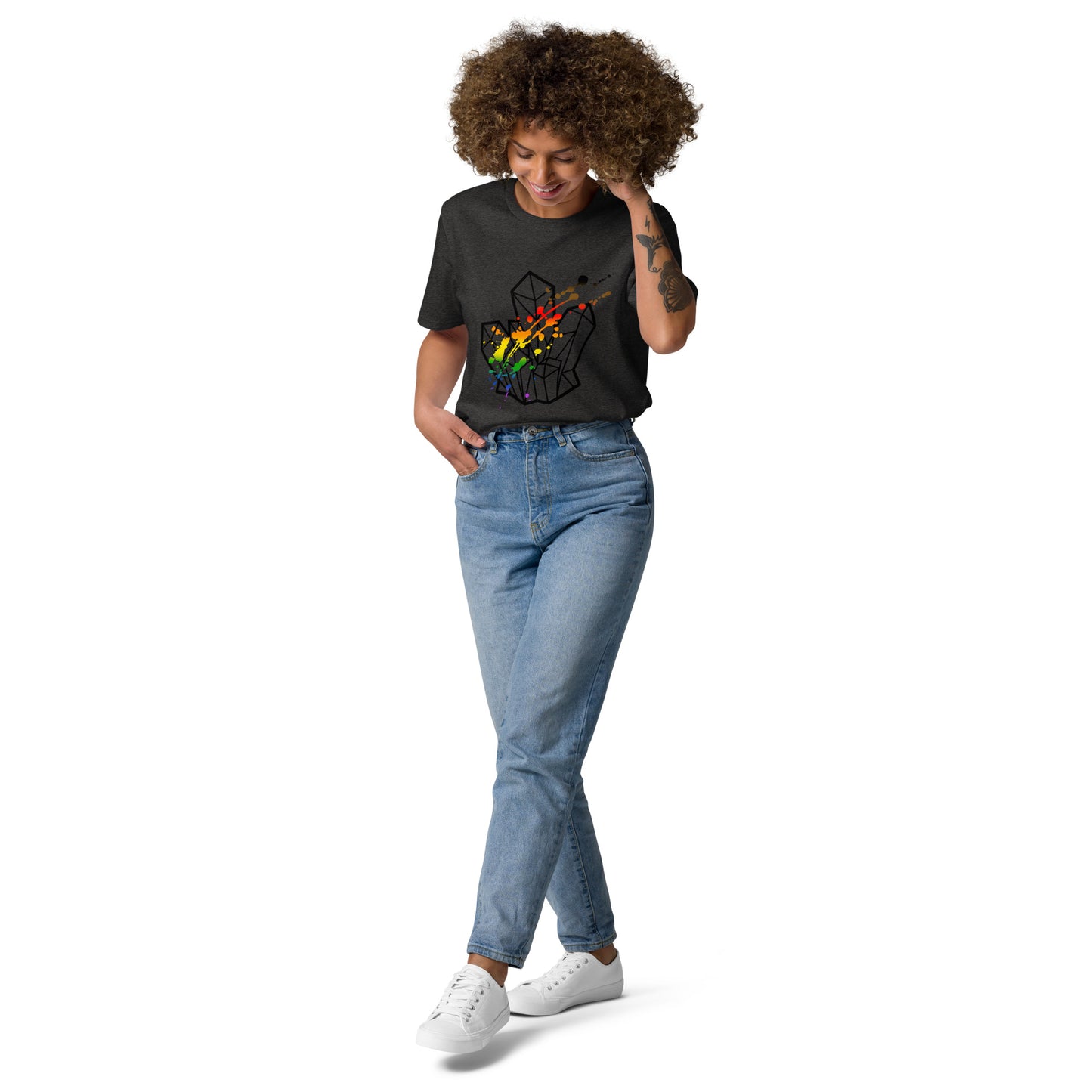 Pride Splatter Unisex Organic Cotton T-Shirt