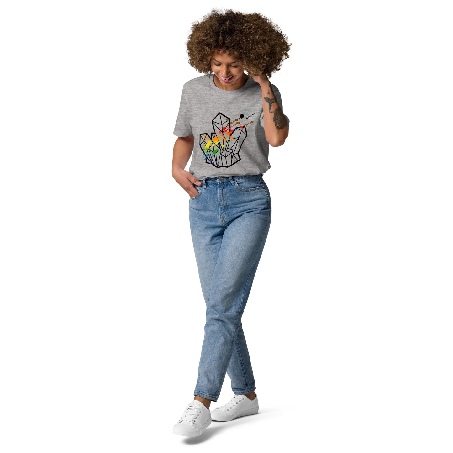 Pride Splatter Unisex Organic Cotton T-Shirt