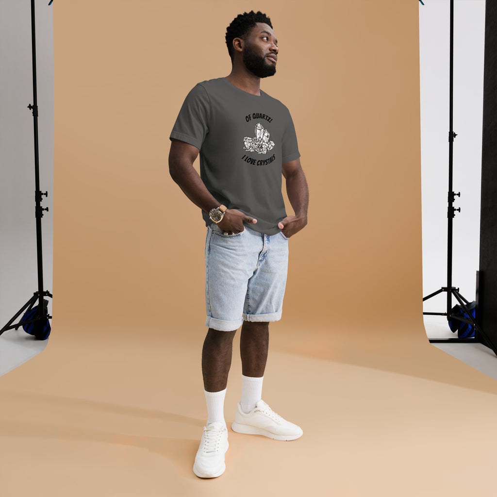 Camiseta unisex 'De cuarzo, me encantan los cristales'